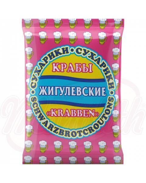Schwarzbrotcroutons Zhiguljovskie suhariki mit Krabbengeschmack 50g