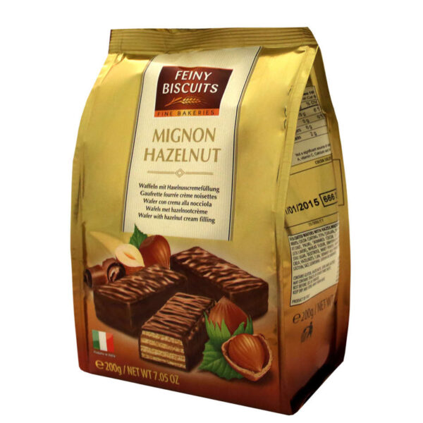 Waffeln Mignon gefüllt mit Nusscreme 200g