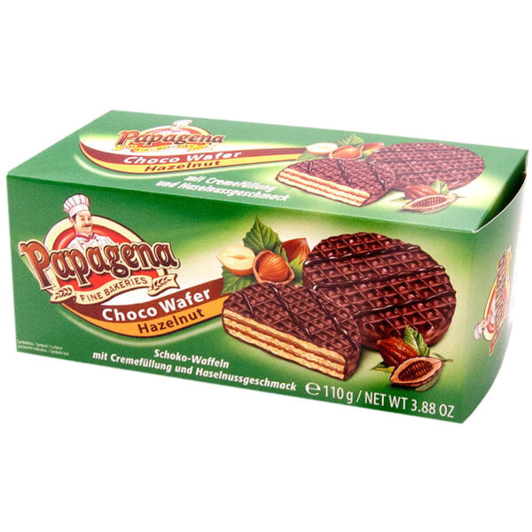 Schokoladenwaffeln mit Sahne-Füllung mit haselnussgeschmack 120g