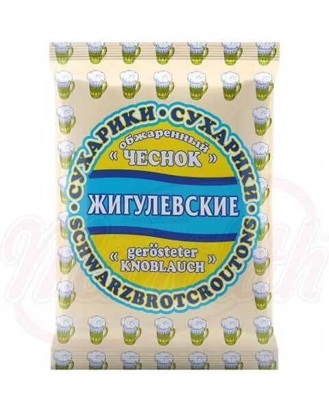 Schwarzbrotcroutons Zhiguljovskie suhariki mit gerösteter Knoblauchgeschmack 50g