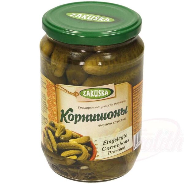 Eingelegte Cornichons Premium 680g