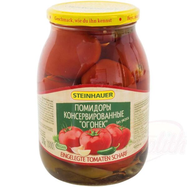 Помидоры консерванные Огонeк острые