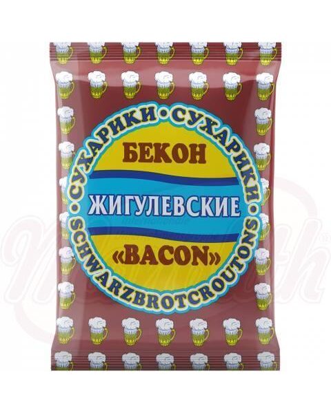 Schwarzbrotcroutons Zhiguljovskie suhariki mit Bacongeschmack