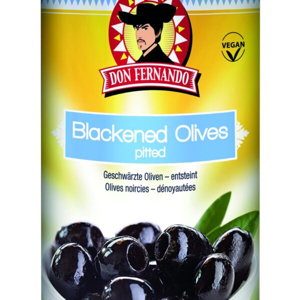 Geschwärzte Oliven entsteint 350g