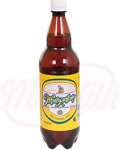 Bier Zhigulewskoe hell 1L, pasteurisiert 4,2% vol.
