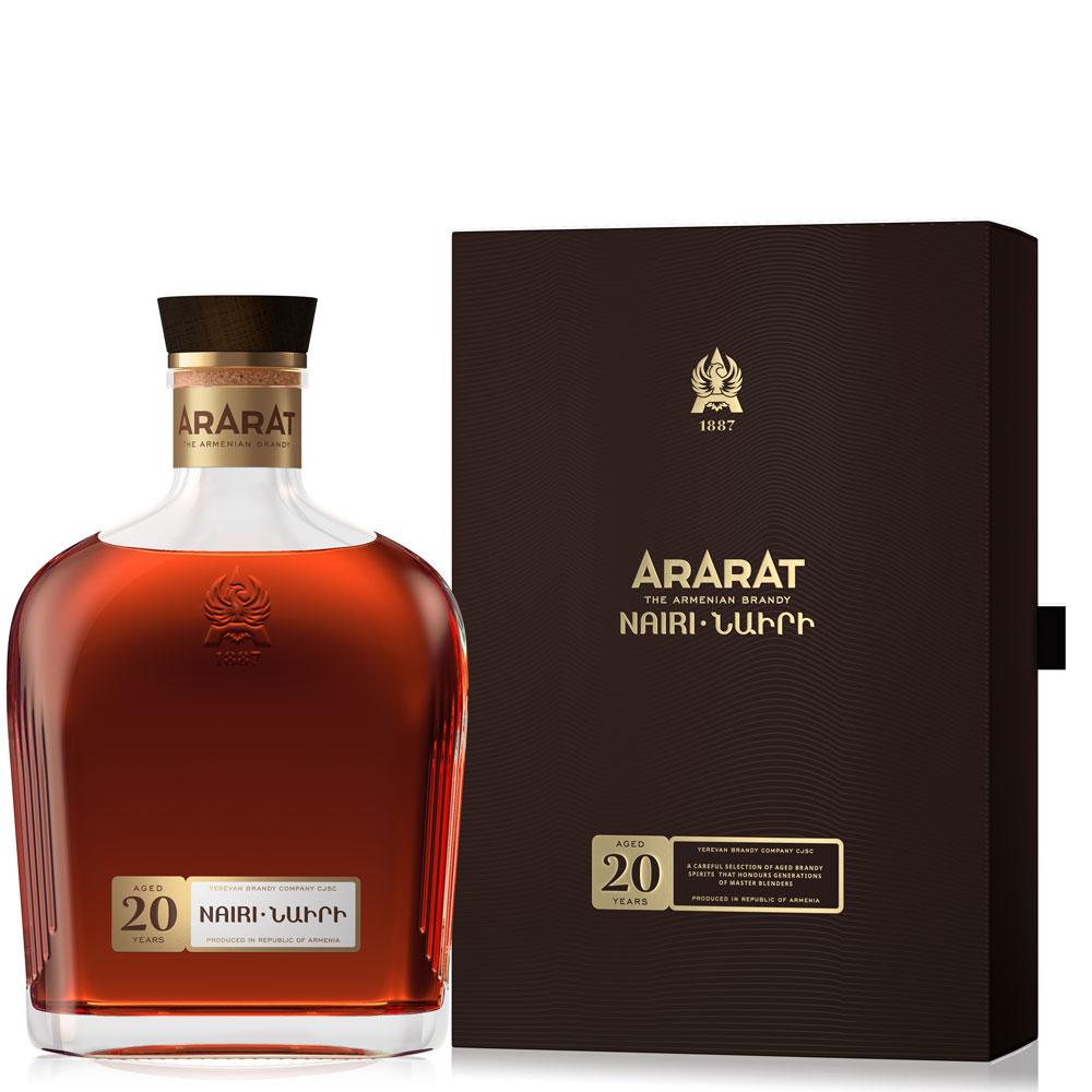 522df94b2e1f03de1576c7897b7932aa Brandy ARARAT 20 Jahre 0,5L 40%vol – Bild 1