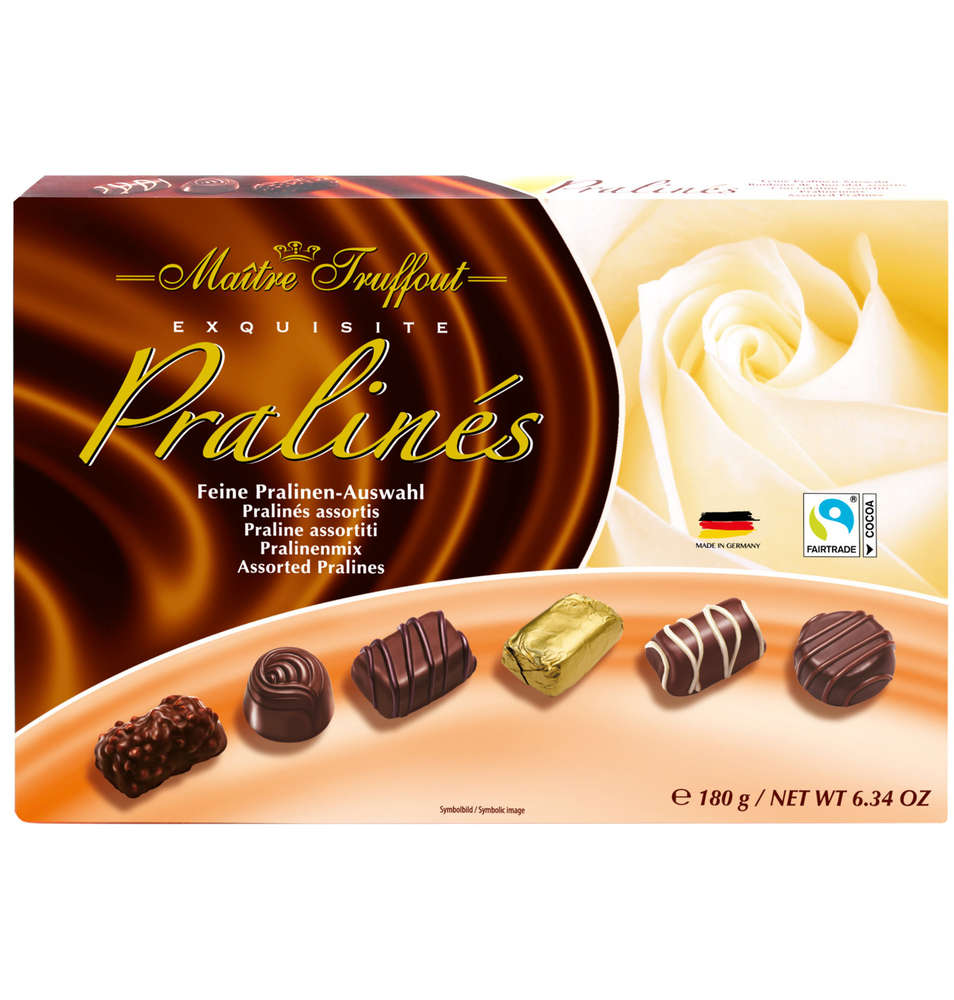7111732db48b916678da48e2b2ae8f2a Verschiedene Pralinen exquisite 180G – Bild 1