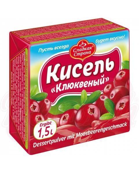 Dessertpulver mit Moosbeerengeschmack 225g