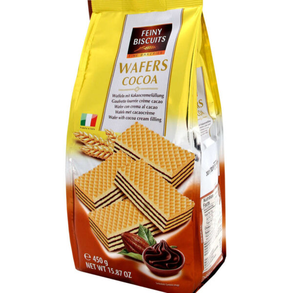 Waffeln mit Kakao-Sahne-Füllung 450g