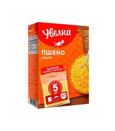 Крупа Пшено вар.- пак 5/80г Uvelka
