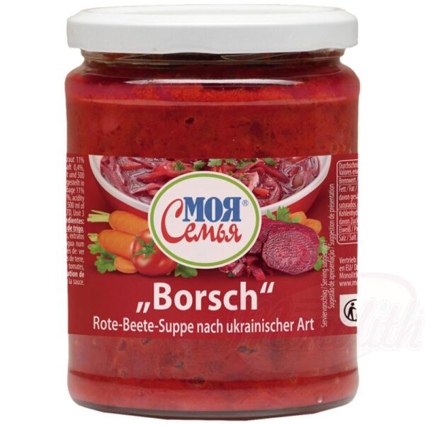 Rote-Beete-Suppe Borschtsch nach ukrainischer Art