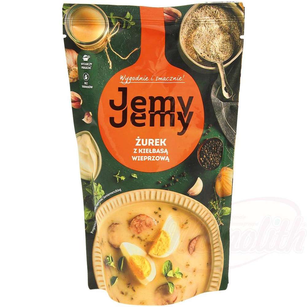 862f5b8bfb315d2289ef4db924bd8e71 Saure Mehlsuppe Zurek mit geräucherter Brühwurst. Sterilisiert. 450g – Bild 1