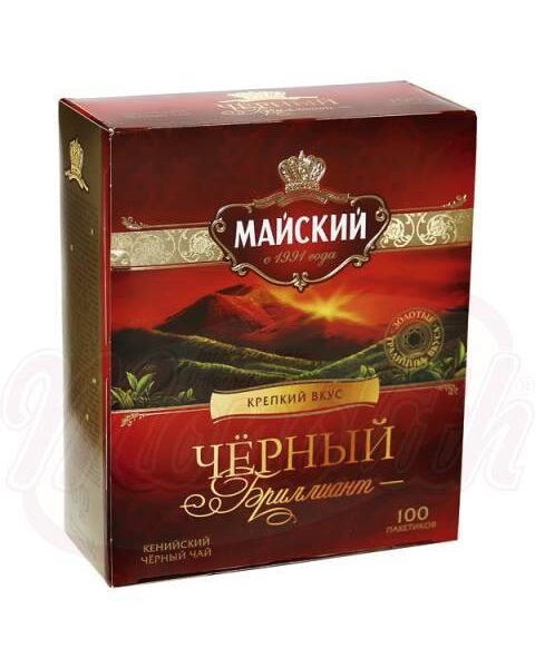 Schwarzer Tee aus Kenia Majskij Tschornyj Brilliant 100Btl.