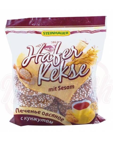 Печенье овсяное с кунжутом 300г