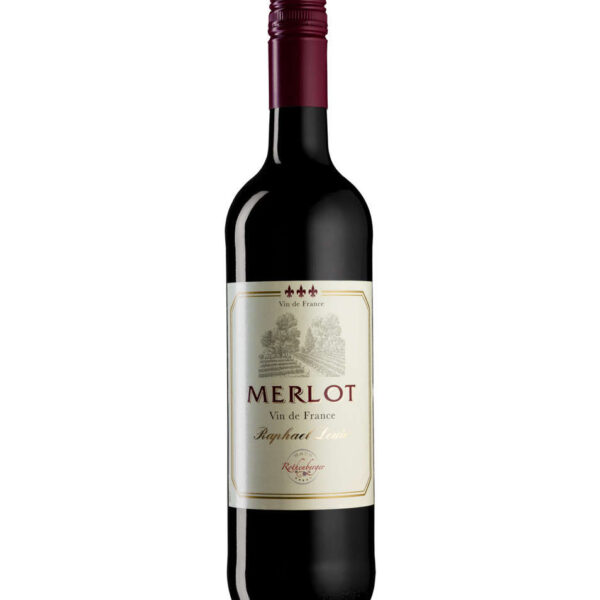 Вино красное Raphael Louie Merlot сухое 12,5% алк. 0,75л
