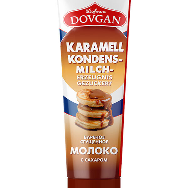 DOVGAN Gezuckerte Kondensmilch Karamell in Tube 150 g