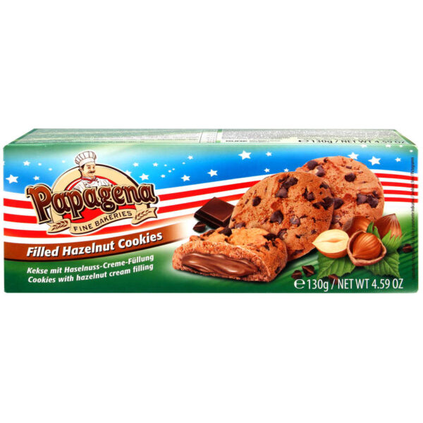 Choko-Kekse mit Nuss-Sahne-Füllung 130g