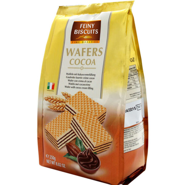 Waffeln mit Kakaofüllung 250g