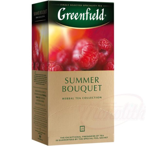 Früchtetee, Greenfield, aromatisiert - "Summer Bouquet" 25 x 2g