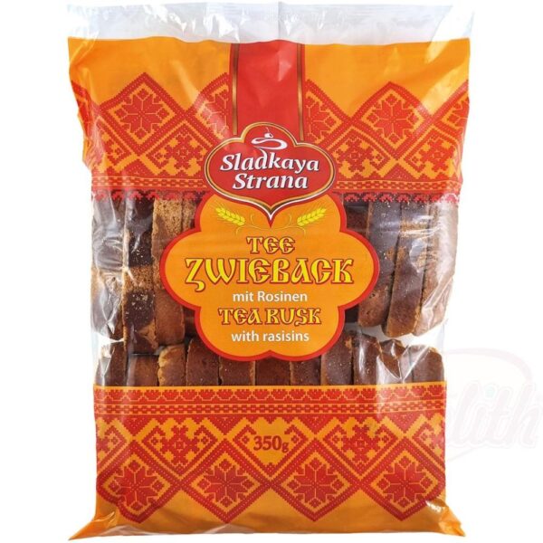 Zwieback mit Rosinen Tschajnije 350g Sladkaja Strana