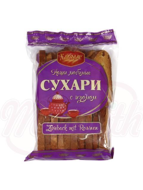 a0bb94d2687a1c86e3b2ee23996dba37 Сухари с изюмом 300г — изображение 1