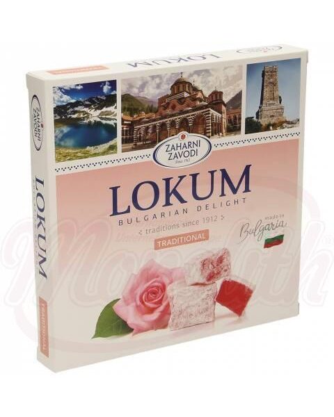 Bulgarische gelierte Zuckerwarenspezialität Lokum