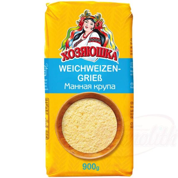 Хозяюшка манная крупа 900г