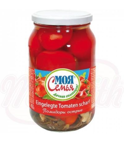 Eingelegte Tomaten scharf