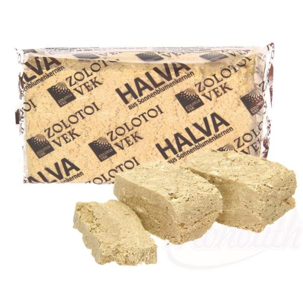 Sonnenblumenkernerzeugnis Halva mit Vanillegeschmack
