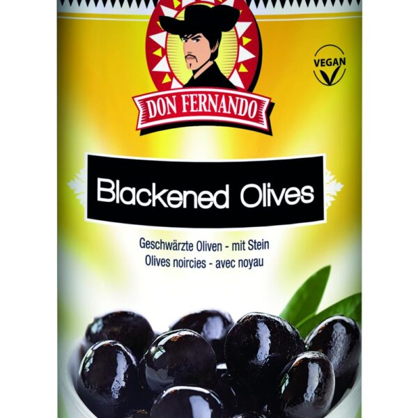 Geschwärzte Oliven mit Stein 350g