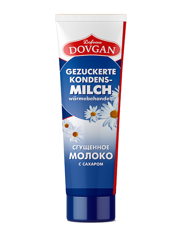 cbf883eff99bb639ff247d743bc9e033 DOVGAN Gezuckerte Kondensmilch in Tube 150 g – Bild 1