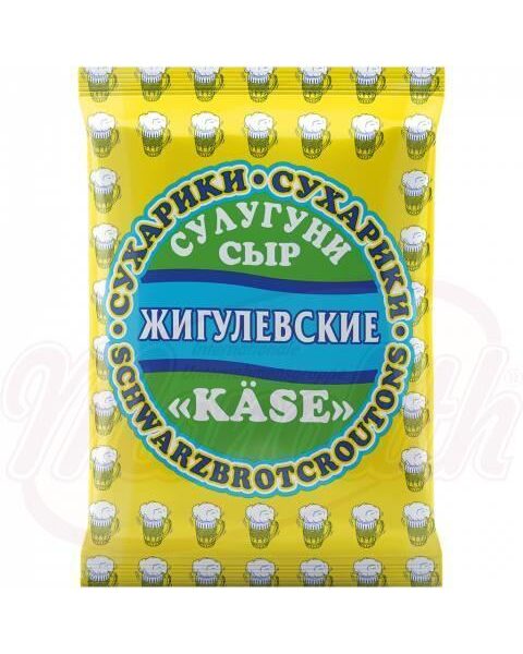 Schwarzbrotcroutons Zhiguljovskie suhariki mit Käsegeschmack 50g