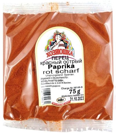 Paprika rot scharf 75g