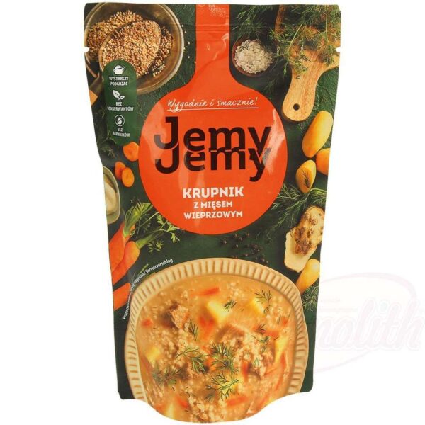 Graupensuppe mit Schweinefleisch Krupnik. Sterilisiert 450g