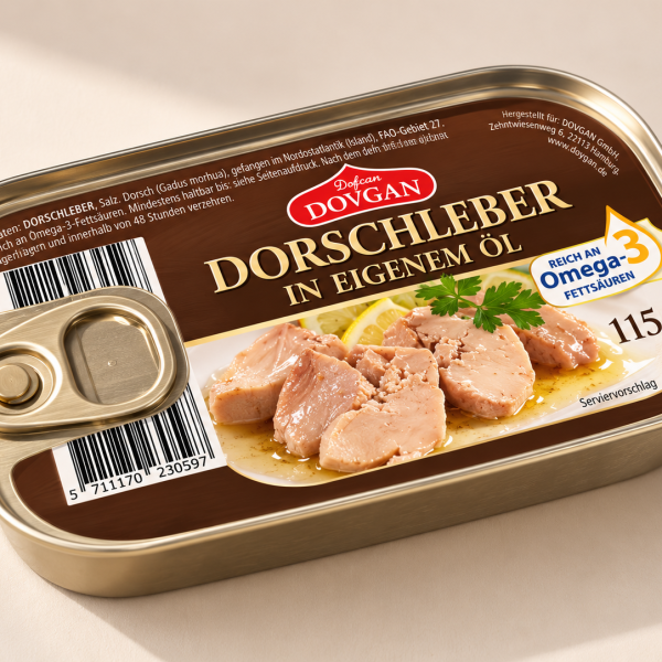 DOVGAN Dorschleber in eigenem Öl