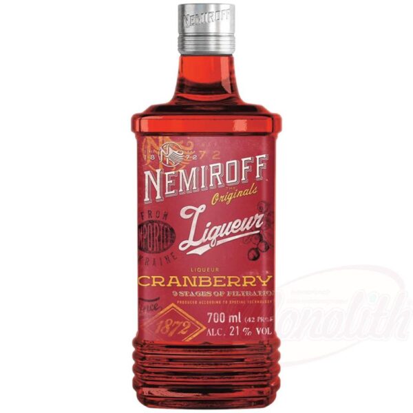 "NEMIROFF" Клюквенный ликер, 21% алк.