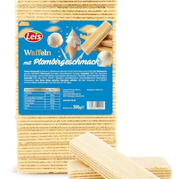 Leis Waffeln mit Plombirgeschmack