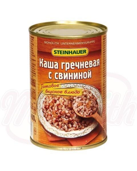 Каша гречневая с свининой 400г