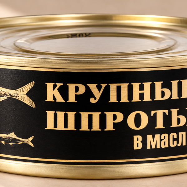 Крупные шпроты в масле 240г ULAN