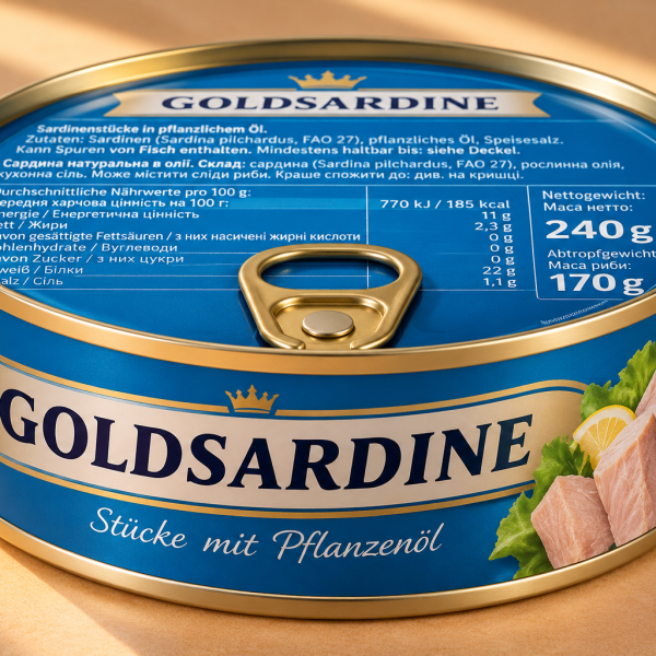 SibFisch ATL Sardinella eingelegt m.Pflanzenoel 240g