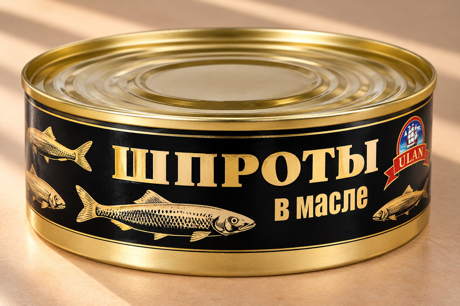 Шпроты в масле 240г ULAN Шпроты в масле 240г ULAN — изображение 1