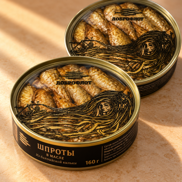 Шпроты в масле AMBERFISH 160г