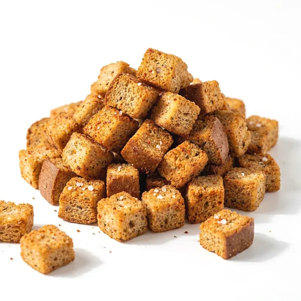 Snack aus geröstetem brot