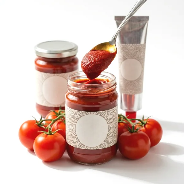 Tomatenmark / Sojasauce/ Tomatenpasta/ Knoblauchcreme