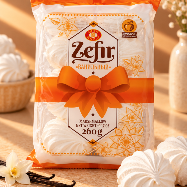 Schaumzuckerware "Weiß" mit Vanillegeschmack