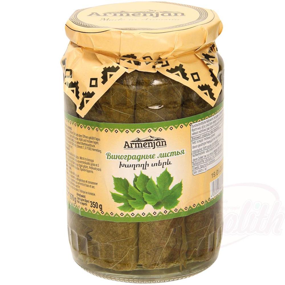 Weinblätter eingelegt Armenjan 680g Виноградные листья 680г — изображение 1