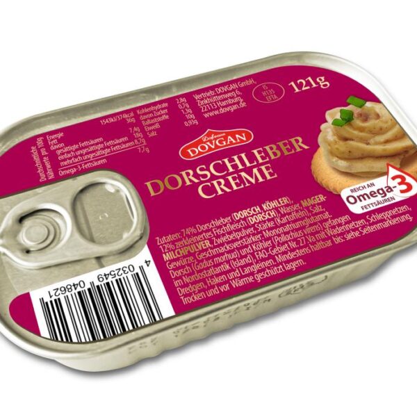 Dovgan Kрем из печени трески 121g.